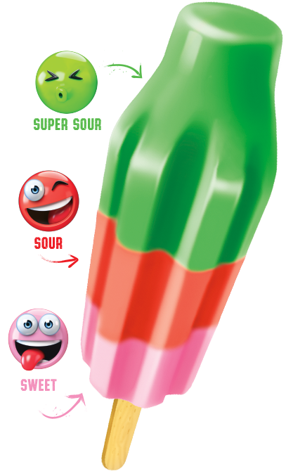 Super Sour Strawberry Bomb Pop